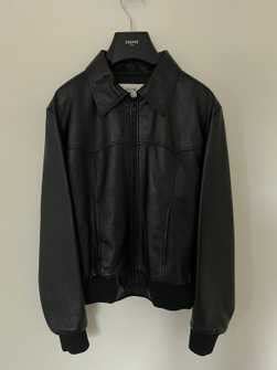 celine western leather jacket|celine jacket price.